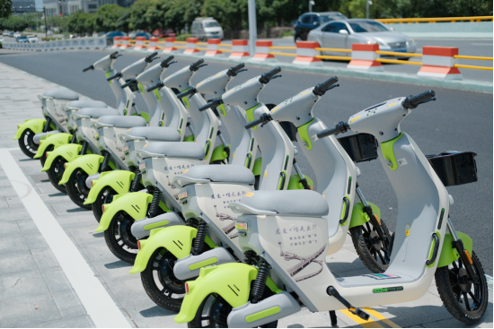 共享電單車短途出行新選擇